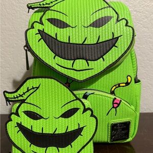 Loungefly NBC Oogie Boogie Backpack and Wallet Combo